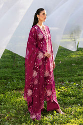 3-PC Unstitched Embroidered Lawn Riwayat By Ramsha | Y-1301
